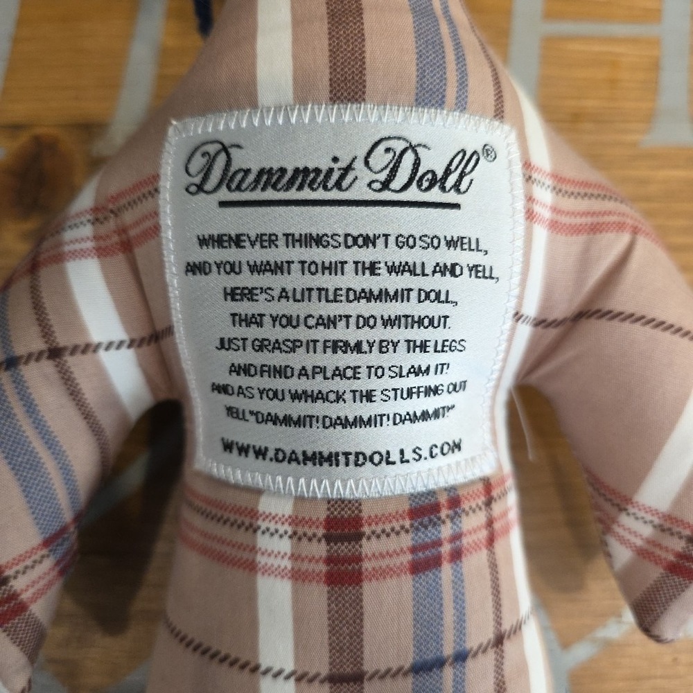 Dammit Doll - Stress Relief‎ Doll Plaid - Picture 3 of 3